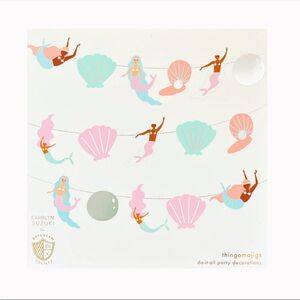 Under The Sea thingamajig mermaid party garland